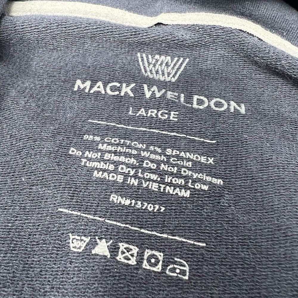 Mack Weldon Ace Navy Blue Hoodie - Picture 4 of 6